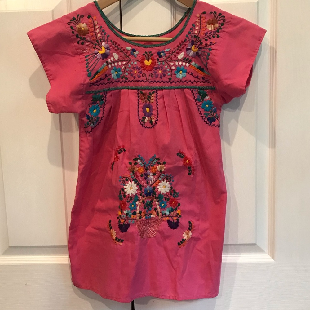 Pink Embroidered Top